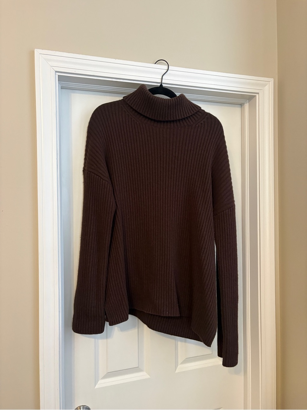 & Other Stories Turtleneck Wool Knit Sweater Women’s Large Oversized Cozy Fall
